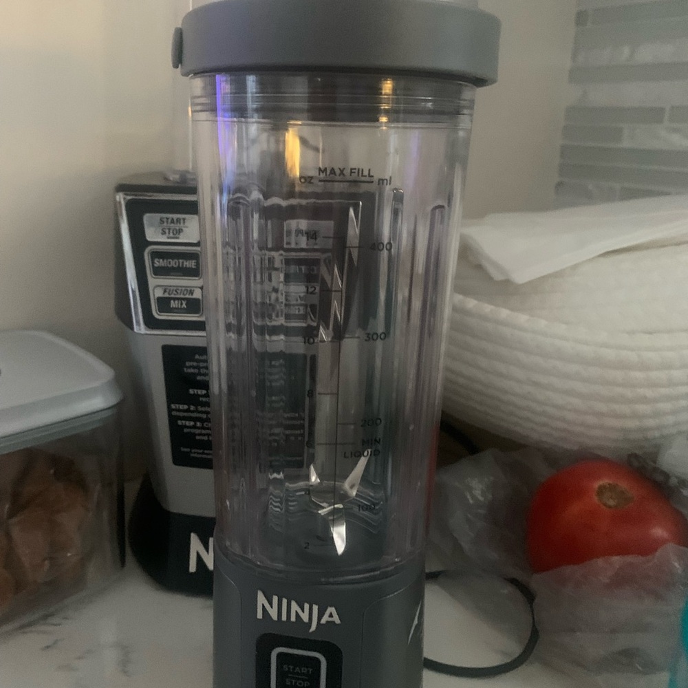 Ninja Transparent and Gray Blender Cup